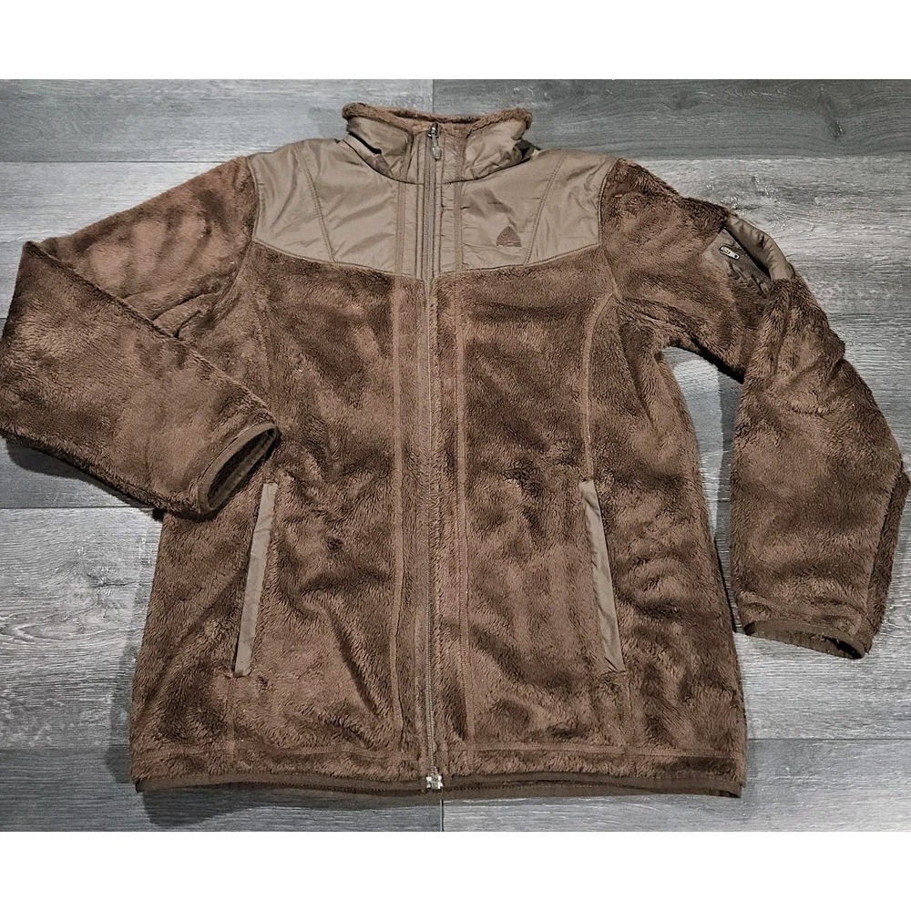 Vintage Nike ACG Teddy Bear Fleece Jacket Adult M Brown 90s Y2K Street Gorpcore